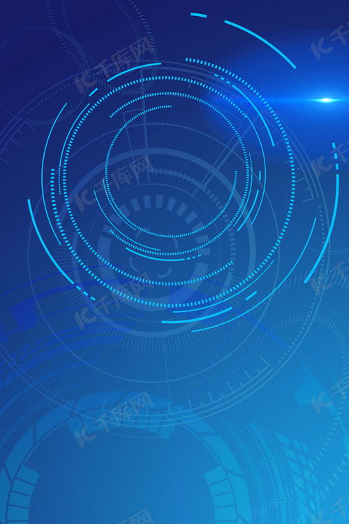 藍色科技人工智能psd分層h5背景素材背景圖片免費下載 千庫網(wǎng)